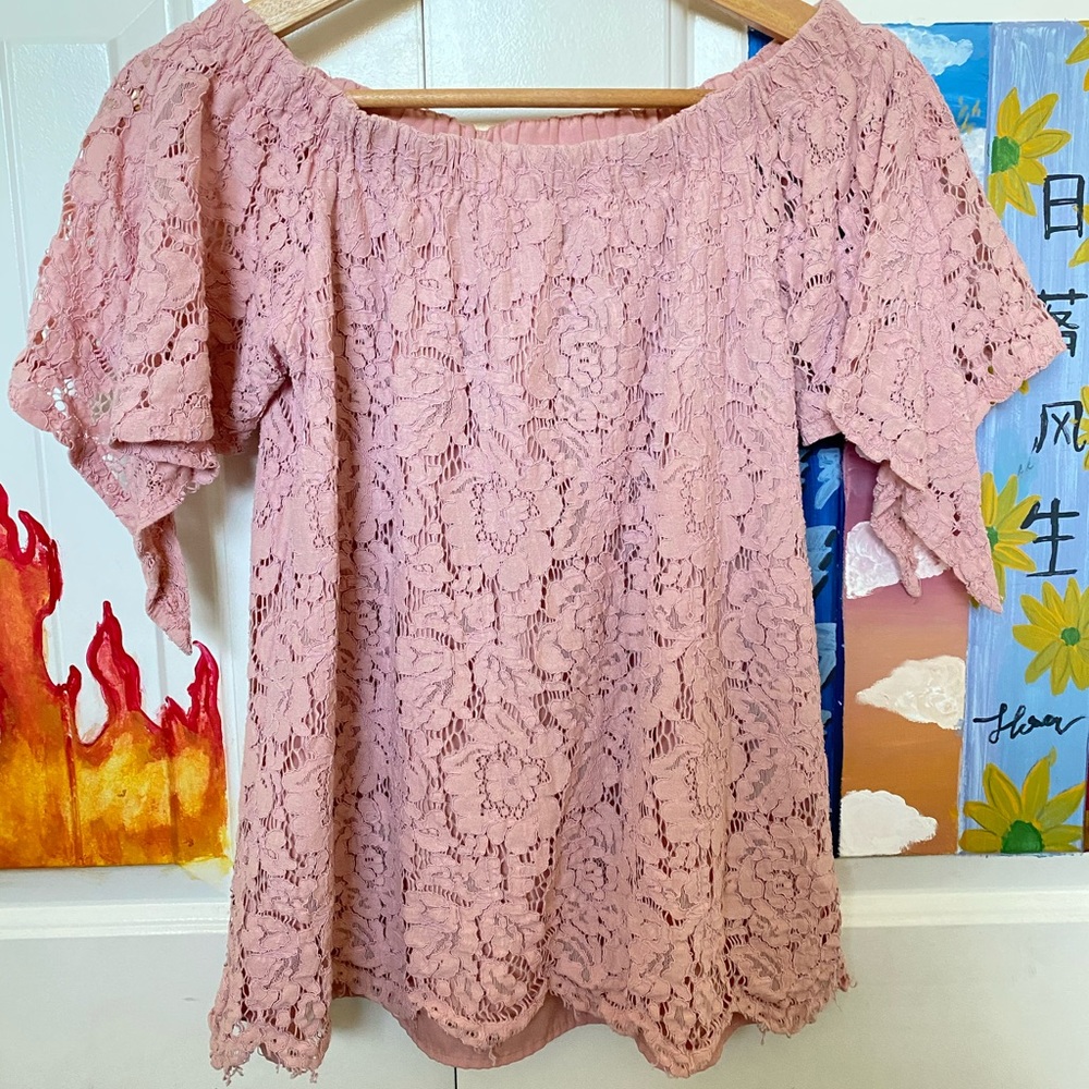 Short Sleeved netted shirt